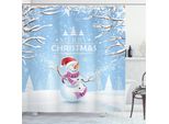 Abakuhaus Tenda Da Doccia Per Capodanno, Parole Umoristiche Rilassanti, Opaca All'acqua, Incl. 12 Anelli, Resistente A Batteri E Muffe, 175 X 200 Cm, Bianco Vermiglio