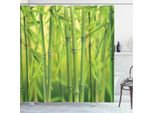 Abakuhaus Tenda Da Doccia Verde, Germogli Di Bambù Stem Wald, Opaca, Incl. 12 Anelli, Resistente A Batteri E Muffe, 175 X 240 Cm, Verde