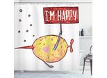 Tenda Da Doccia Abakuhaus Kids, Pesce Cartoon Divertente, Opaca, Incl. 12 Anelli, Resistente A Batteri E Muffa, 175 X 240 Cm, Multicolore