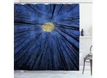 Abakuhaus Tenda Da Doccia Paesaggio, Luna Piena Nei Boschi, Opaca, Incl. 12 Anelli, Resistente A Batteri E Muffe, 175 X 240 Cm, Blu