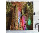 Abakuhaus Tenda Da Doccia Colorata, Cisterna Geologica Pioggia, Acqua Opaca Incl. 12 Anelli, Resistente A Batteri E Muffe, 175 X 200 Cm, Multicolore