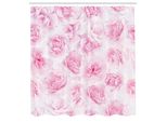 Abakuhaus Tenda Da Doccia Rosa, Tante Rose Passione Concetto Affetto Emozioni Ammirazione Lavoro Artistico, Tessuto Set Decorativo Per Bagno Con Ganci, 175X240 Cm, Rosa Tenue