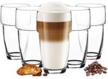 6 Bicchieri Impilabili Per Latte Macchiato 300 Ml Bicchieri Da Caffè Bicchieri Da Tè Cappuccino