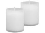 Confezione Da 2 Candele Di Ricambio / Candele Di Ricarica N1 Bianco In Formato 6 Cm