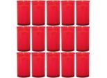 Bruciatore 15X Giorni Durata Circa 30 Ore, Colore: Rosso, Selezione: Senza Coperchio