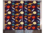 Abakuhaus Tenda Rustica, Tema Universe Earth, Tenda Universale Per Soggiorno Con Passanti E Ganci, 280 X 175 Cm, Multicolore