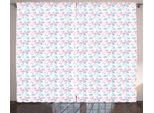 Abakuhaus Tenda Rustica Per Neonati, Biberon, Ciuccio, Tenda Universale Per Soggiorno Con Passanti E Ganci, 280 X 175 Cm, Bianco, Blu, Rosa