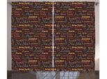 Abakuhaus Tenda Rustica, Luoghi Famosi Del Mondo, Soggiorno Tenda Universale Con Passanti E Ganci, 280 X 175 Cm, Multicolore