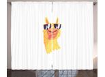 Abakuhaus Lama Tenda Rustica, Occhiali Da Sole Animal, Camera Da Letto Tenda Con Passanti E Ganci, 280 X 175 Cm, Multicolore