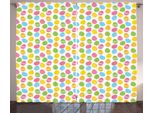 Abakuhaus Pasqua Tenda Rustica, Saluto Vacanze Di Primavera, Soggiorno Nastro Universale Tende Con Passanti E Ganci, 280 X 175 Cm, Multicolore