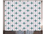 Abakuhaus Tenda Moderna Rustica, Geometrica Astratta, Tende Universali Per Soggiorno Con Passanti E Ganci, 280 X 175 Cm, Multicolore