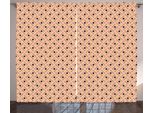 Abakuhaus Tenda Rustica Argyle, Linee Romboidali Pastello, Tenda Con Passanti E Ganci Per Camera Da Letto, 280 X 175 Cm, Rosa Chiaro Blu Navy