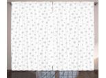 Abakuhaus Tenda Rustica, Tema Criptovaluta, Tenda Con Passanti E Ganci Per Camera Da Letto, 280 X 175 Cm, Bianco E Nero