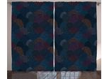 Abakuhaus Tenda Rustica Astratta, Triangles And Arrows, Tenda Universale Per Soggiorno Con Passanti E Ganci, 280 X 175 Cm, Multicolore