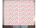 Abakuhaus Tenda Rustica Con Motivo Papaveri, Acquerello Primavera Campo, Tende Universali Per Soggiorno Con Passanti E Ganci, 280 X 175 Cm, Verde Reseda Rosso Corallo
