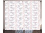Abakuhaus Tenda Romantica Rustica, Disegno Spring Season, Tende Universali Per Soggiorno Con Passanti E Ganci, 280 X 175 Cm, Multicolore