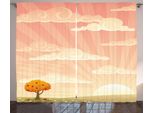 Abakuhaus Prato Tenda Rustica, Albero Solitario Zona Rurale, Soggiorno Tenda Universale Con Passanti E Ganci, 280 X 175 Cm, Pesca Chiaro Rosso Corallo