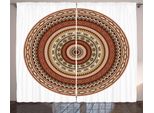 Abakuhaus Tenda Rustica Afgana, Zigzags, Tende Universali Per Soggiorno Con Passanti E Ganci, 280 X 175 Cm, Multicolore