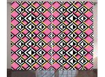 Abakuhaus Tenda Geometrica Rustica, Concetto Opposto, Tende Universali Per Soggiorno Con Passanti E Ganci, 280 X 175 Cm, Multicolore