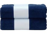 A&R AR081 | Asciugamano Da Bagno Subli-Me®, 70 X 140 Cm - Colore: French Navy - Dimensioni: 70 X 140 Cm