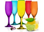 6 Bicchieri Da Champagne Colorati 200 Ml Calici Da Champagne Prosecco Champagne Bicchiere Da Prosecco