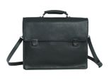 Harold's Pelle Borsa Da Ufficio Laptop Bag Country Notebook Briefcase Black Nero