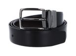 Joop! Pelle Cintura Coll. Belt Reversible 3,0 Cm W110 Black-D`Brown Nero Marrone Scuro