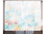 Abakuhaus Tenda Astratta Rustica, Geometrica Futuristica, Per Soggiorno, Con Passanti E Ganci, 280 X 175 Cm, Multicolore