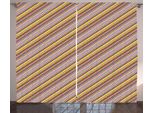 Abakuhaus Tenda Rustica Astratta, Strisce Flower Of Life, Tende Universali Per Soggiorno Con Passanti E Ganci, 280 X 175 Cm, Multicolore