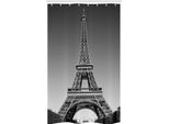 Abakuhaus Torre Eiffel Tenda Da Doccia Stretta, Paris Landmark, Set Decorativo Per Bagno In Tessuto Con Ganci, 120 X 180 Cm, Grigio
