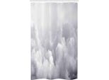 Abakuhaus Tenda Da Doccia Grigia Stretta, Nuvole Scure, Cielo Cupo, Set Decorativo Per Bagno In Tessuto Con Ganci, 120 X 180 Cm, Grigio