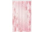 Abakuhaus Tenda Da Doccia Rosa Stretta, Motivo Floreale Con Fiori Di Ciliegio, Set Decorativo Per Bagno In Tessuto Con Ganci, 120 X 180 Cm, Rosa