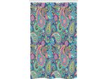 Abakuhaus Paisley Tenda Da Doccia Stretta, Bohem Colorata, Set Decorativo Per Bagno In Tessuto Con Ganci, 120 X 180 Cm, Multicolore