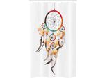 Abakuhaus Tenda Da Doccia Stretta Tribale, Acchiappasogni, Set Decorativo Per Bagno In Tessuto Con Ganci, 120 X 180 Cm, Multicolore