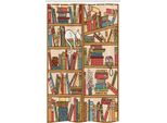 Abakuhaus Tenda Da Doccia Stretta Con Gatti, Nerd Bohem Gatti E Gattini, Set Decorativo Per Bagno In Tessuto Con Ganci, 120 X 180 Cm, Multicolore