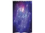 Abakuhaus Nebel Tenda Da Doccia Stretta, Via Lattea Stelle, Set Decorativo Per Bagno In Tessuto Con Ganci, 120 X 180 Cm, Blu Navy Viola