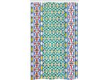 Abakuhaus Tenda Da Doccia Marocchina Stretta, Parete Mosaico Colorata, Set Decorativo Per Bagno In Tessuto Con Ganci, 120 X 180 Cm, Multicolore