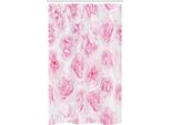 Abakuhaus Tenda Da Doccia Stretta Rosa, Giardino Fiorito Vittoriano, Set Decorativo Per Bagno In Tessuto Con Ganci, 120 X 180 Cm, Rosa Tenue