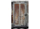 Abakuhaus Tenda Da Doccia Stretta Grunge, Serie Power-Lokomotive, Set Decorativo Per Bagno In Tessuto Con Ganci, 120 X 180 Cm, Grigio Marrone
