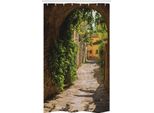 Abakuhaus Tenda Da Doccia Europea Stretta, Old Street In Toscana, Set Decorativo Per Bagno In Tessuto Con Ganci, 120 X 180 Cm, Multicolore