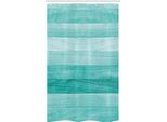 Abakuhaus Tenda Da Doccia Stretta Turchese, Tema Vacanze Di Pasqua, Set Decorativo Per Bagno In Tessuto Con Ganci, 120 X 180 Cm, Turchese
