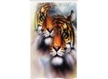 Abakuhaus Mandala Tenda Da Doccia Stretta, Animali Safari, Set Decorativo Per Bagno In Tessuto Con Ganci, 120 X 180 Cm, Multicolore
