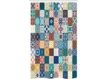 Abakuhaus Tenda Da Doccia Marocchina Stretta, Originale Tunisina Orientale, Set Decorativo Per Bagno In Tessuto Con Ganci, 120 X 180 Cm, Multicolore