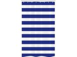 Abakuhaus Tenda Da Doccia A Righe Stretta, Navy Nautical Mare, Set Decorativo Per Bagno In Tessuto Con Ganci, 120 X 180 Cm, Viola