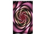 Abakuhaus Spiers Tenda Da Doccia Stretta, Petali Di Rosa Arte Moderna, Set Decorativo Per Bagno In Tessuto Con Ganci, 120 X 180 Cm, Multicolore