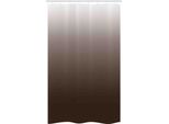 Abakuhaus Tenda Da Doccia Stretta Ombre, Digital Chocolate, Set Decorativo Per Bagno In Tessuto Con Ganci, 120 X 180 Cm, Marrone E Bianco