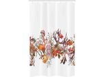 Abakuhaus Tenda Da Doccia Stretta Ocean, Coral Algea Sealife, Set Decorativo Per Bagno In Tessuto Con Ganci, 120 X 180 Cm, Senape