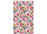 Abakuhaus Tenda Da Doccia Stretta Con Motivi Floreali, Shabby Plant Rose Flowers, Set Decorativo Per Bagno In Tessuto Con Ganci, 120 X 180 Cm, Multicolore