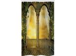 Abakuhaus Tenda Da Doccia Stretta Fantasia, Mystic Fairytale Art, Set Decorativo Per Bagno In Tessuto Con Ganci, 120 X 180 Cm, Multicolore