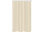 Abakuhaus Tenda Da Doccia Geometrica Stretta, Motivo Verticale, Set Decorativo Per Bagno In Tessuto Con Ganci, 120 X 180 Cm, Color Crema E Rosa Chiaro